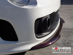 FIAT 500 Front Spoiler - Carbon Fiber - Red Candy